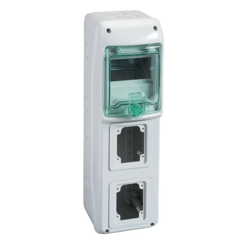 Schneider Electric Бокс ОП Kaedra 5мод. 2отв. сер. с прозр. дверью IP65 SchE 13178