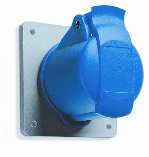 ABB Розетка 16А 2P+E панельн. прям. IP44 2CMA193170R1000