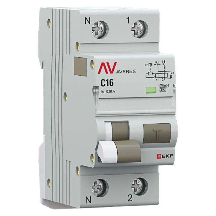 Фото EKF rcbo6-1pn-16C-10-a-av