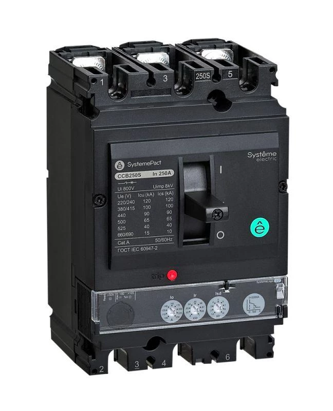 Systeme Electric Выключатель автоматический SPC160 100кА S2.2M 3P3D 150А SE SPC160S15022M3DF