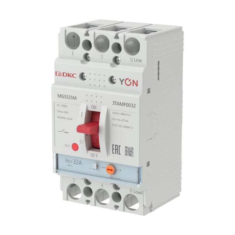 Фото YON (группа DKC) MGS125M-3TAMF0032