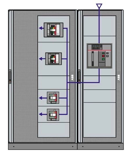 ABB Уголок монтажный для системы шин (уп.4шт)  1STQ007431A0000
