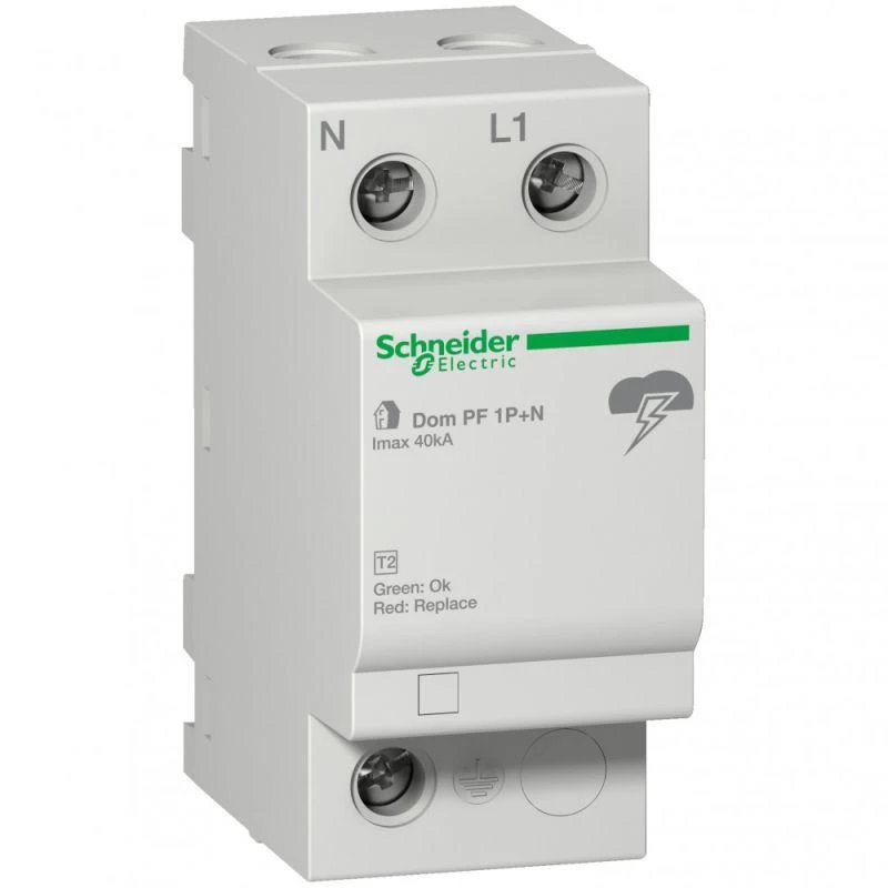 Schneider Electric Устройство защиты от импульсных перенапр. PF 40кА 1п+Н 230В Домовой SchE 16375