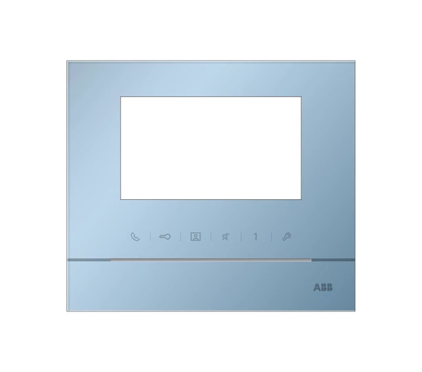ABB Рамка для абонентского устройства 43 голубой глянцевый  2TMA070130L1011