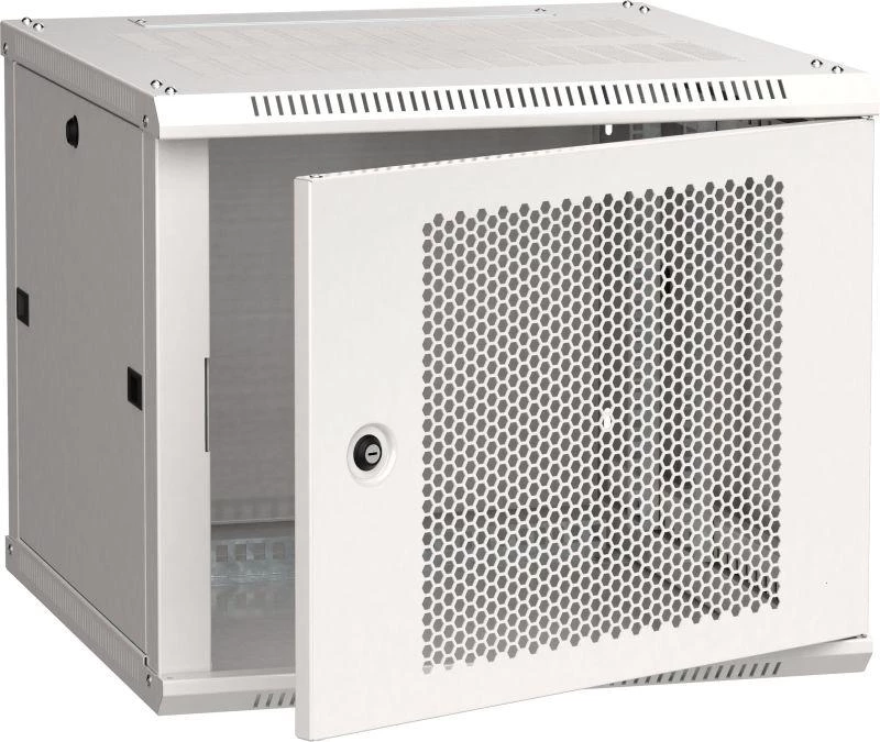 ITK Шкаф LINEA W 9U 600х600мм перфорир. дверь RAL7035  LWR3-09U66-PF