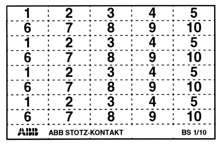 ABB Маркер каб. пикто BSPikto (уп.40шт)  GHS2001946R0002