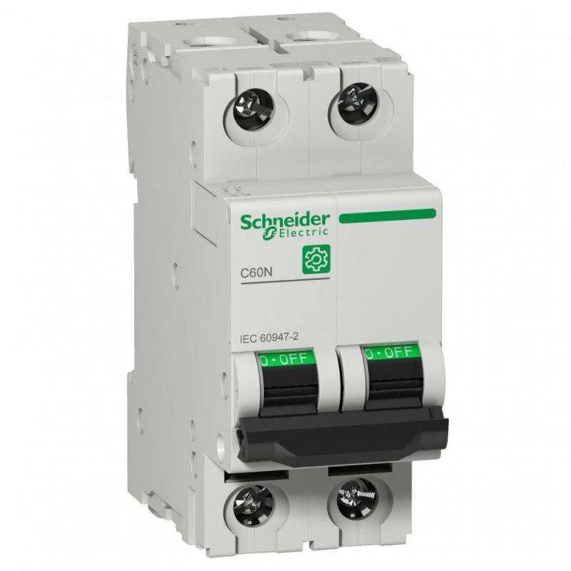 Schneider Electric Выключатель автоматический модульный 2п C 2А C60N SchE M9F11202