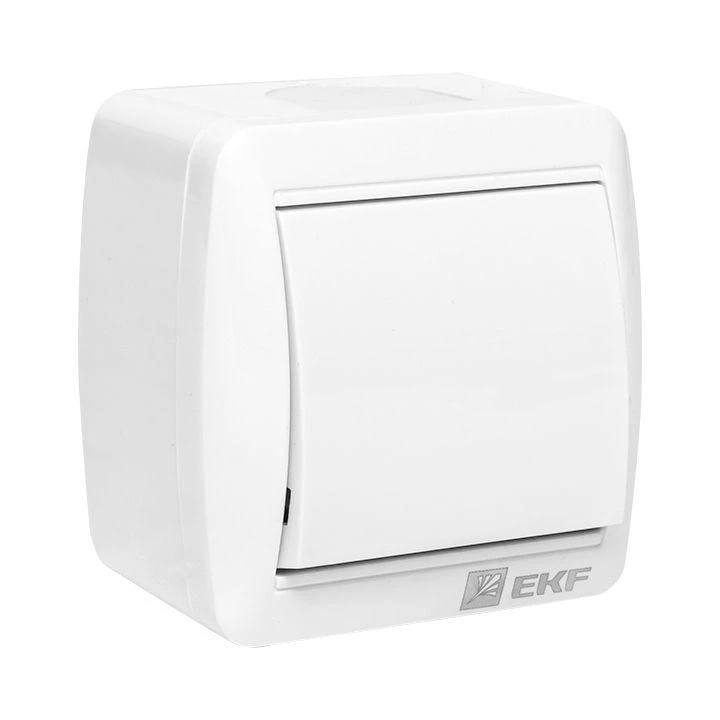 EKF Выключатель ОП Владивосток 10А IP54 бел. PROxima  EQR16-021-30-54