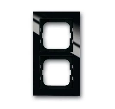 ABB Рамка 2-м Axcent для монтажа заподлицо черн.  2CKA001753A4127