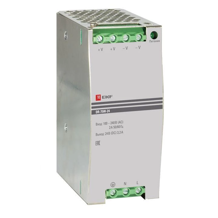 EKF Блок питания 24В DR-75W-24 dr-75w-24