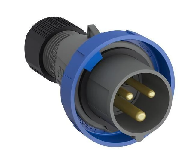 ABB Вилка кабельная Easy&Safe 216EP6W 16А 2P+E IP67 6ч  2CMA101072R1000