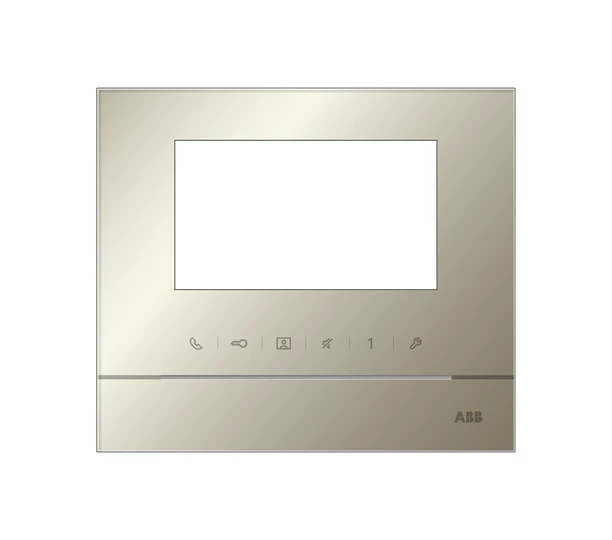 ABB Рамка для абонентского устройства 43 золотой глянцевый  2TMA070130G0001