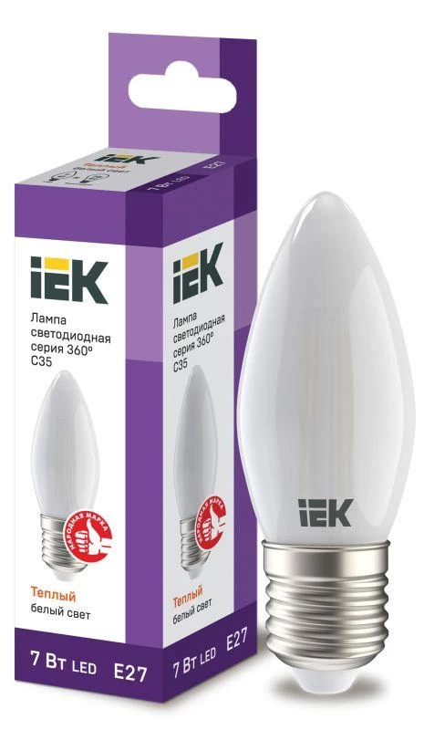 Фото IEK LLF-C35-7-230-30-E27-FR