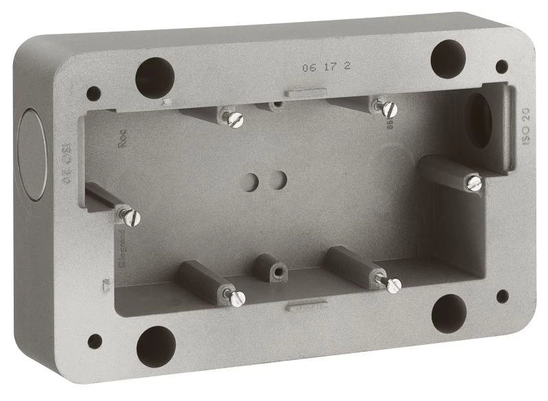 Legrand Коробка монтажная 2-м ОП 110х181х45мм для мех. Soliroc IK10 Leg 077892