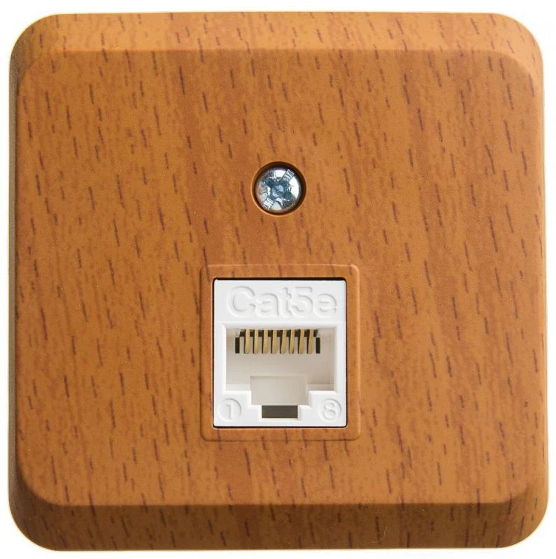 Systeme Electric Розетка компьютерная ОП Этюд RJ45 кат.5E бук SE KOMA-001T
