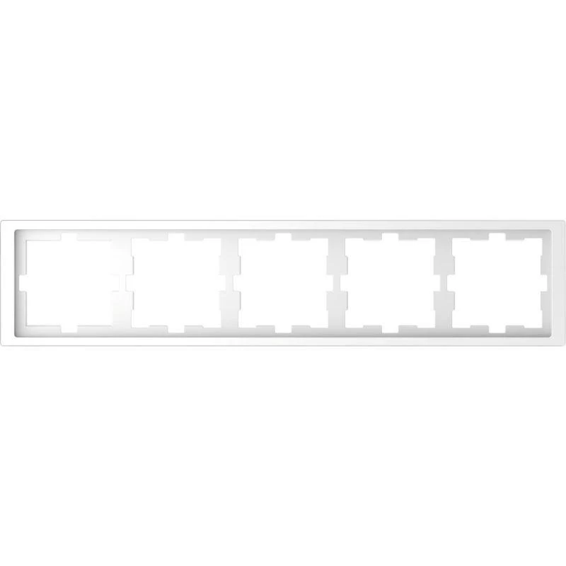 Schneider Electric Рамка 5-м Merten D-Life SD бел. лотос SchE MTN4050-6535