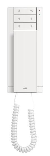 ABB Устройство абонентское трубка 6 клавиш бел.  2TMA070020W0063
