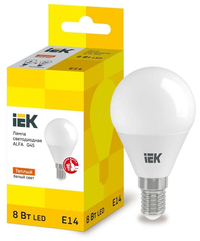 Фото IEK LLA-G45-8-230-30-E14-6