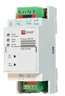 EKF Источник бесперебойного питания постоянного тока E-Power UPS DC -15W 12/24В 3600мАч  UDRLi-DC15W