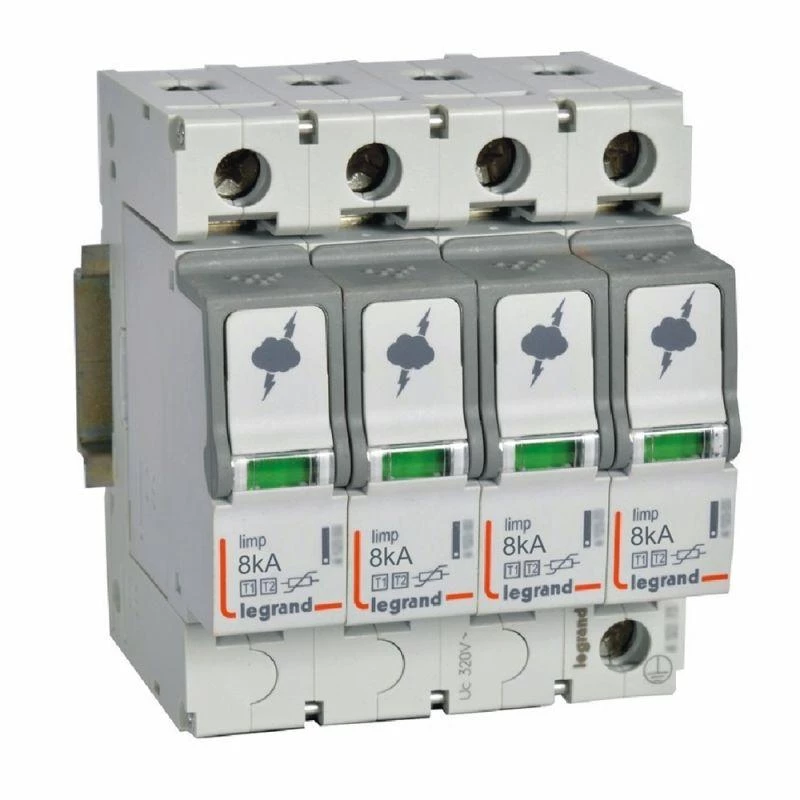 Legrand Устройство защиты от импульсных перенапряжений УЗИП T1+T2 4п 8кА Leg 412253
