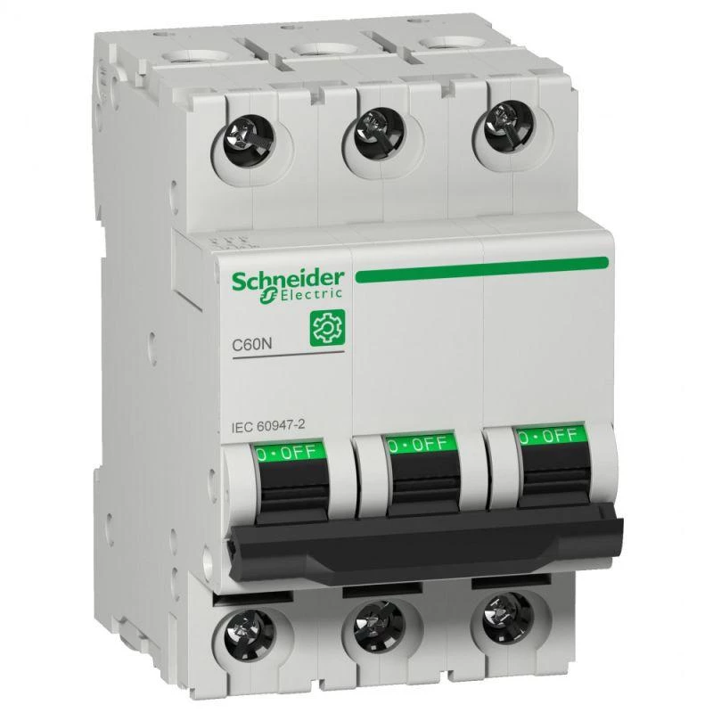 Schneider Electric Выключатель автоматический модульный 3п C 10А C60N SchE M9F11310