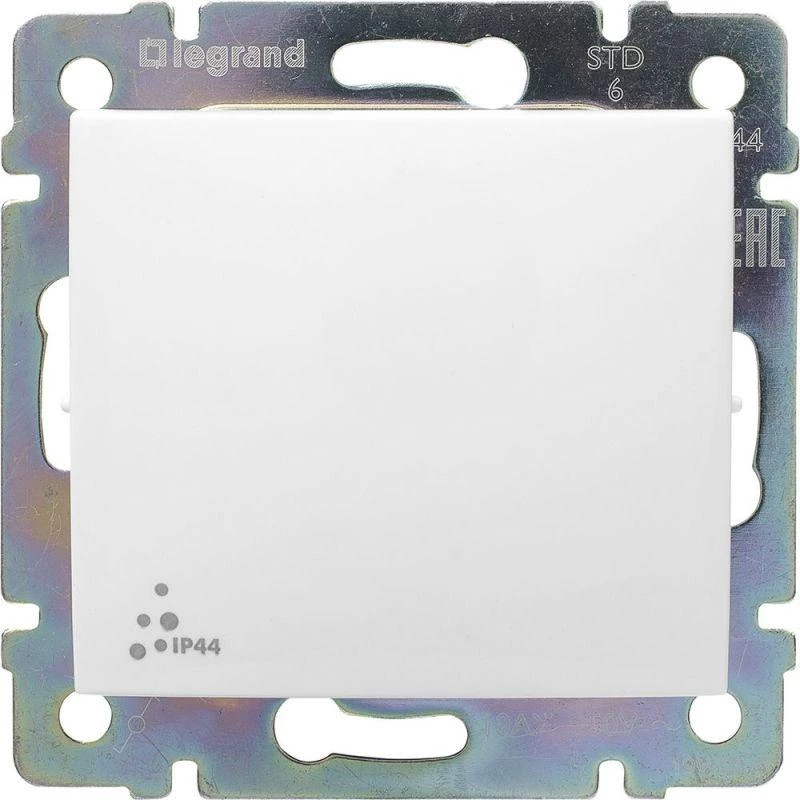 Legrand (группа IEK) Выключатель 1-кл. СП Valena 10А IP44 250В механизм бел. IEK 774201