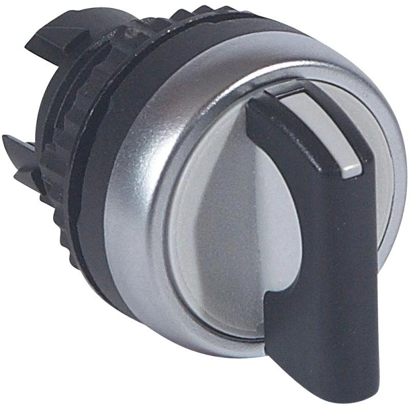 Legrand Переключатель 2 полож. с фикс. 45град. черн. Osmoz Leg 023903
