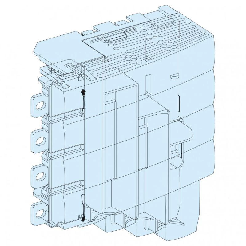 Schneider Electric Соединение вводное бл. NS-INS250 подключение снизу SchE 04067