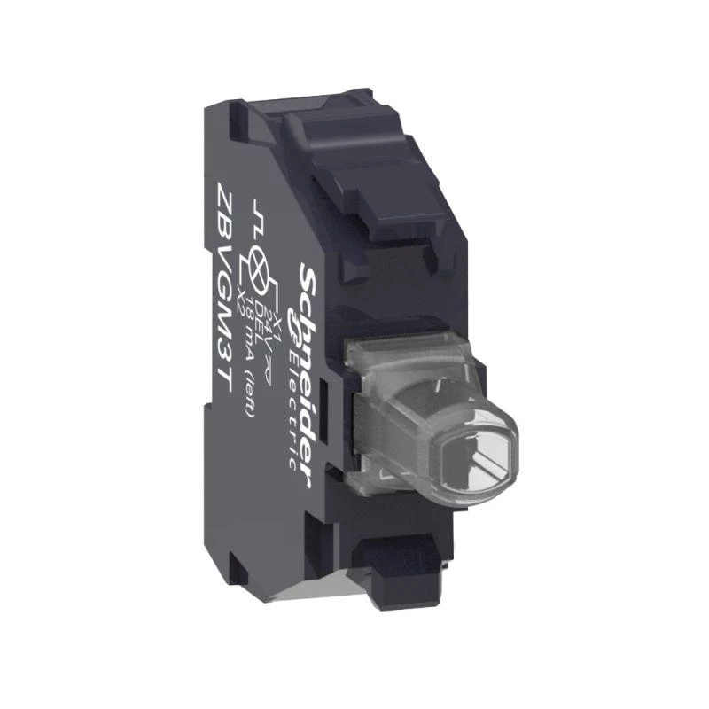 Schneider Electric Блок световой 100-240В AC с защитой от перенапряж. зел. SchE ZBVGM3T