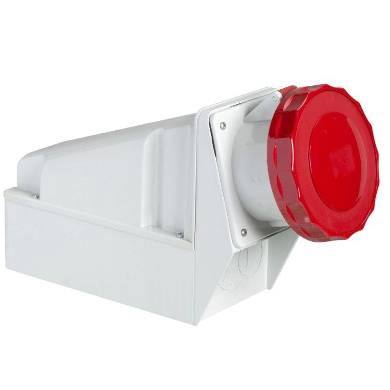 Schneider Electric Розетка настенная 63А 380В 3P+N+E винт. клеммы IP67 SchE 81183