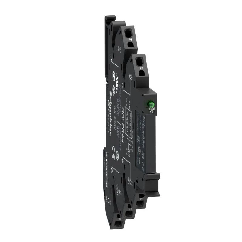 Schneider Electric Комплект реле и розетки со светодиодом и цепью защиты SchE RSL1PRPU