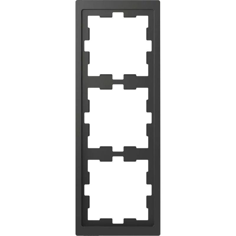 Schneider Electric Рамка 3-м Merten D-Life SD антрацит SchE MTN4030-6534