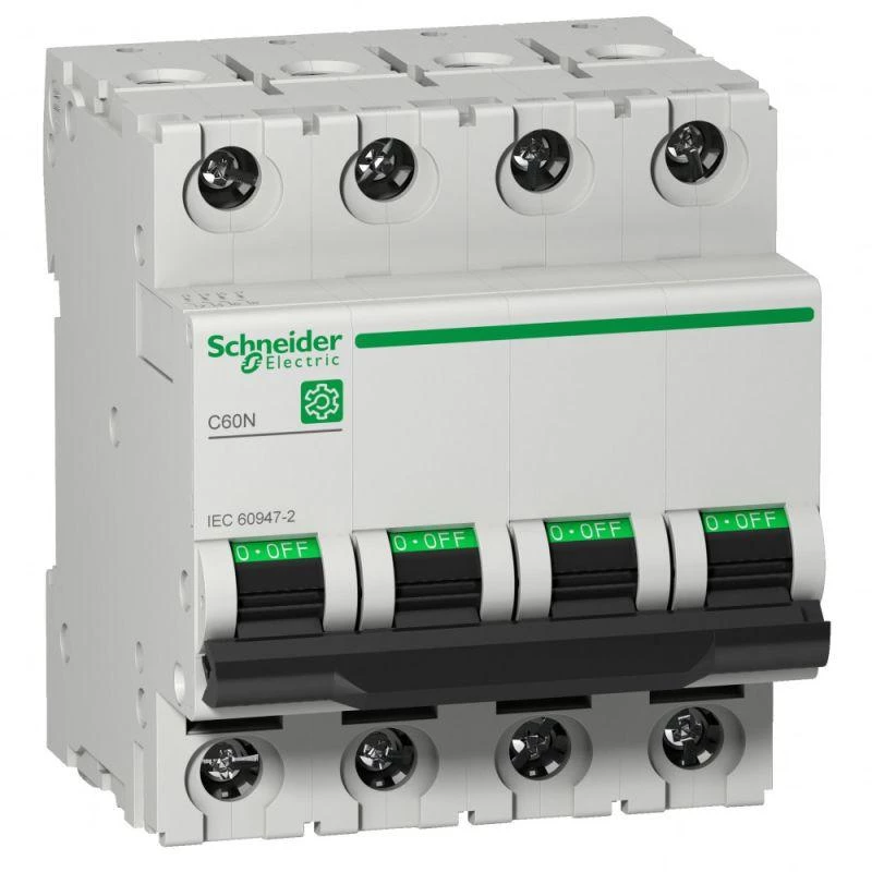Schneider Electric Выключатель автоматический модульный 4п C 1А C60N SchE M9F11401