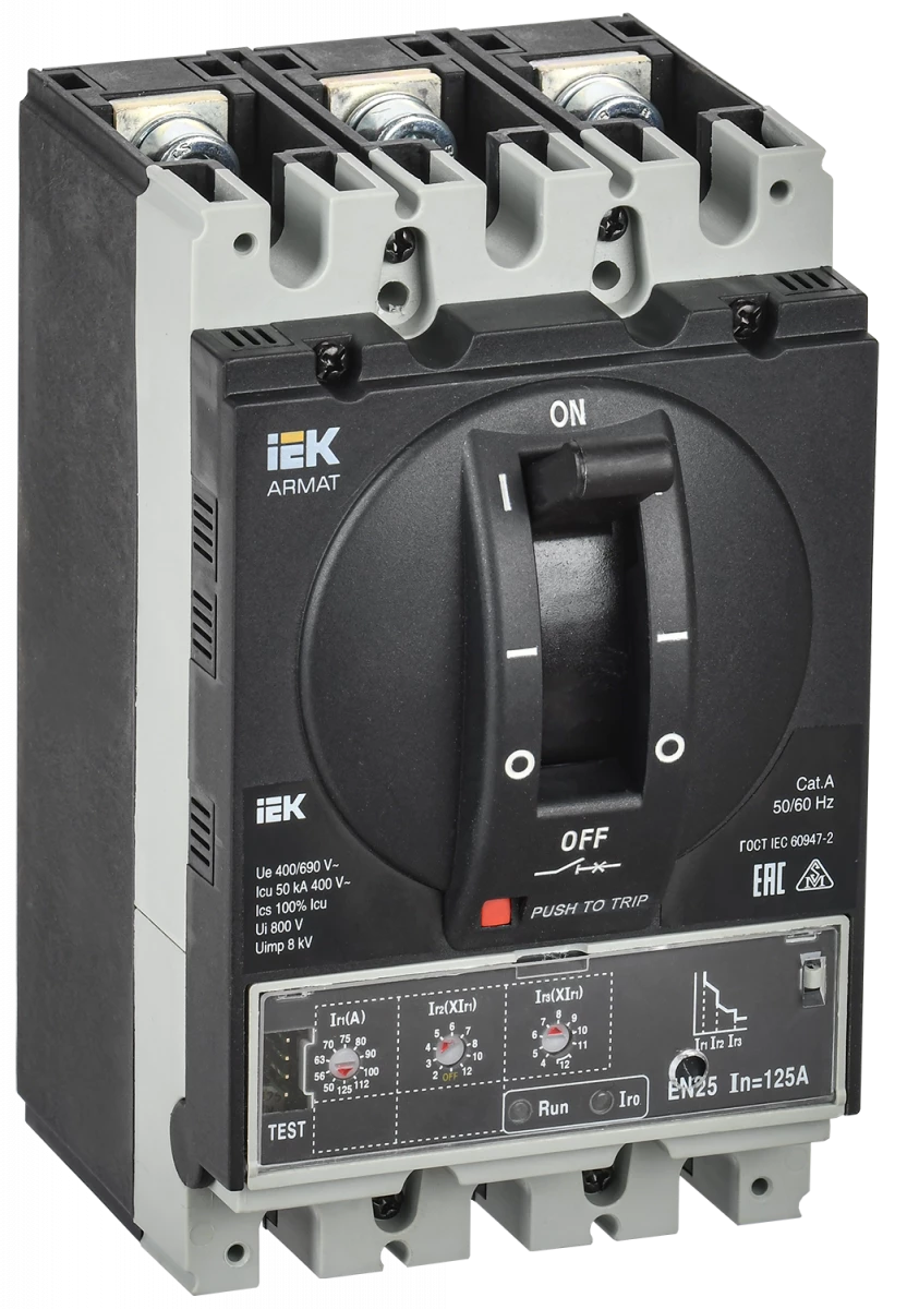 Фото IEK AR-MCCB-3A-050-0125A-ELSC
