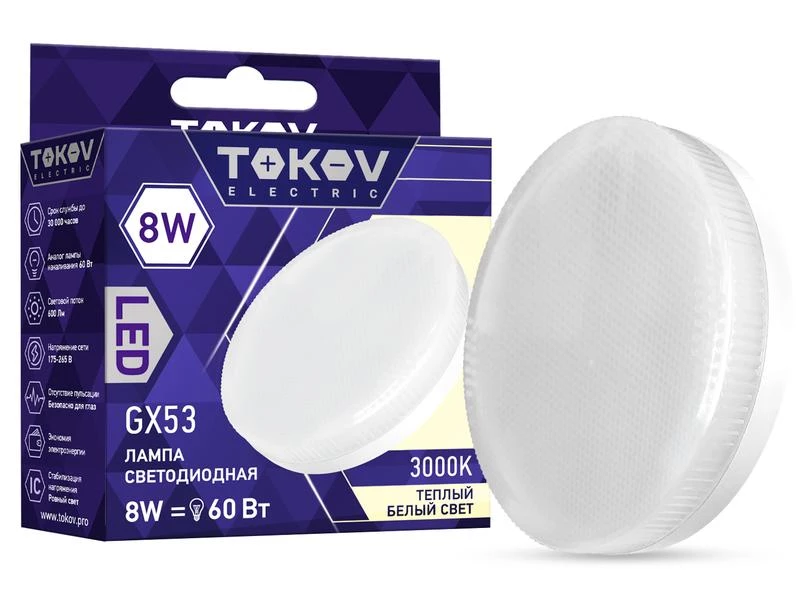 Фото TOKOV ELECTRIC TKE-GX53-8-3K
