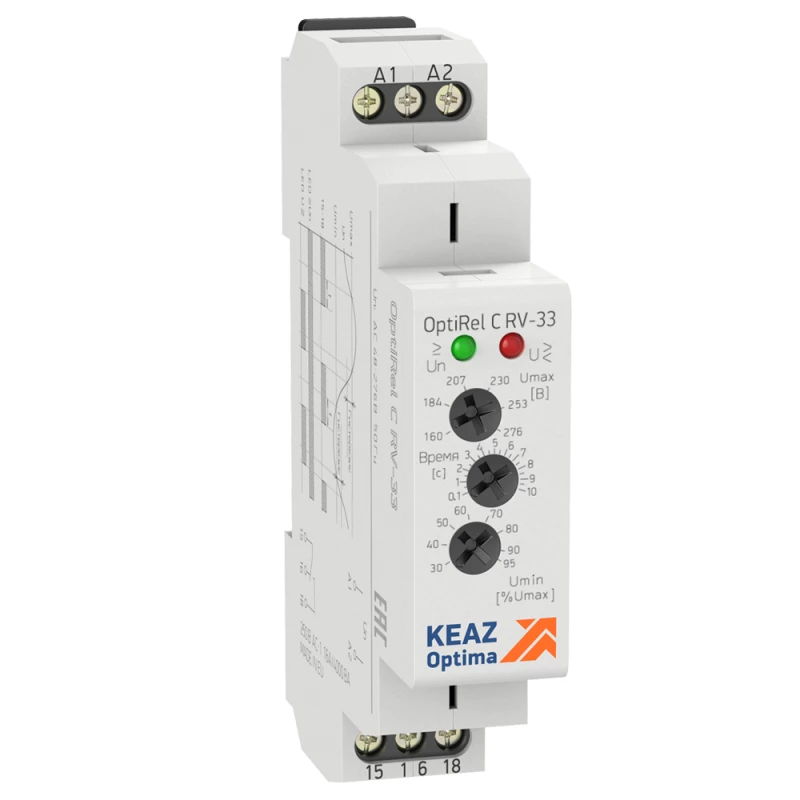 КЭАЗ Реле контроля напряжения OptiRel C RV-33  281202