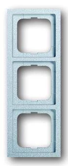 ABB Рамка 3-м Solo/Future linear серебр./алюм.  2CKA001754A4533