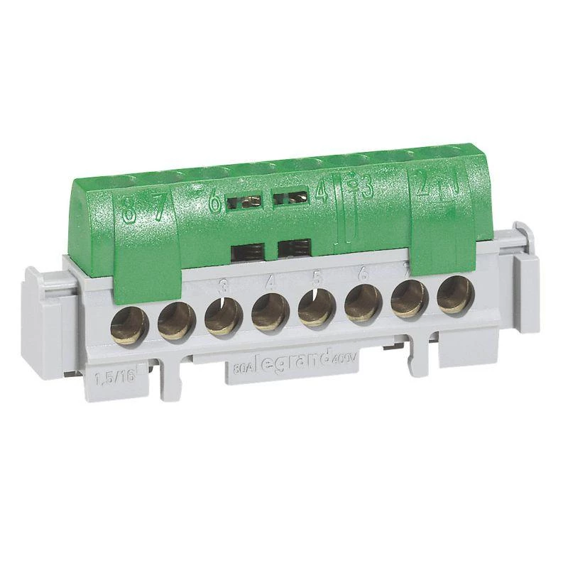 Legrand Клеммник Viking3 8х(1.5-16мм) черн. Leg 004852