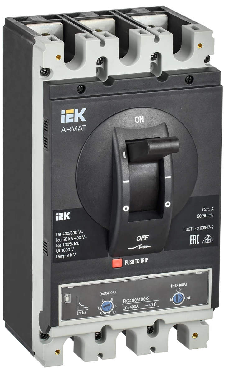 Фото IEK AR-MCCB-3H-050-0400A-ATUC