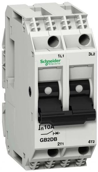 Schneider Electric Выключатель автоматический с комбинированным расцепителем 2п 0.5А GB2 SchE GB2DB05