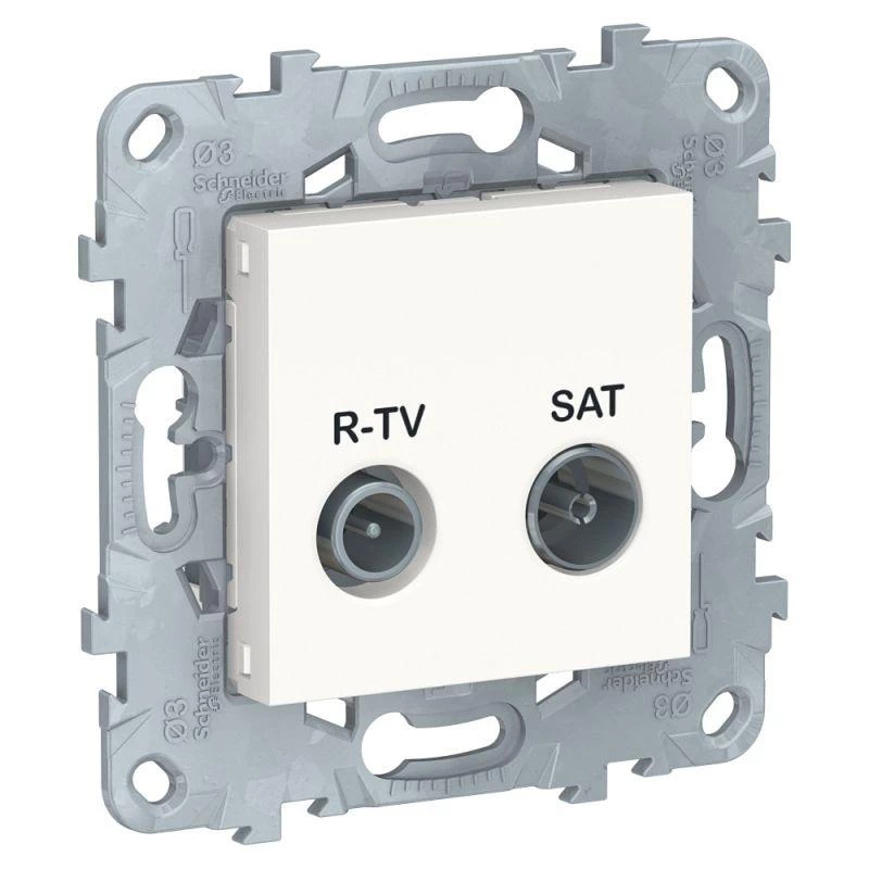 Schneider Electric Розетка телевизионная оконечная TV/R/SAT Unica New механизм бел. SchE NU545518