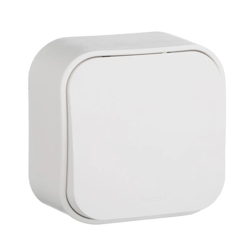 Legrand (группа IEK) Переключатель проходной 1-кл. ОП Quteo 10А IP20 10AX бел. IEK 782204