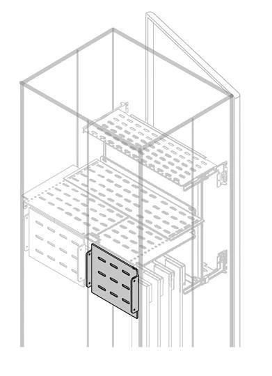 ABB Перегородка верт. задняя H=200мм W=400мм  1STQ008765A0000