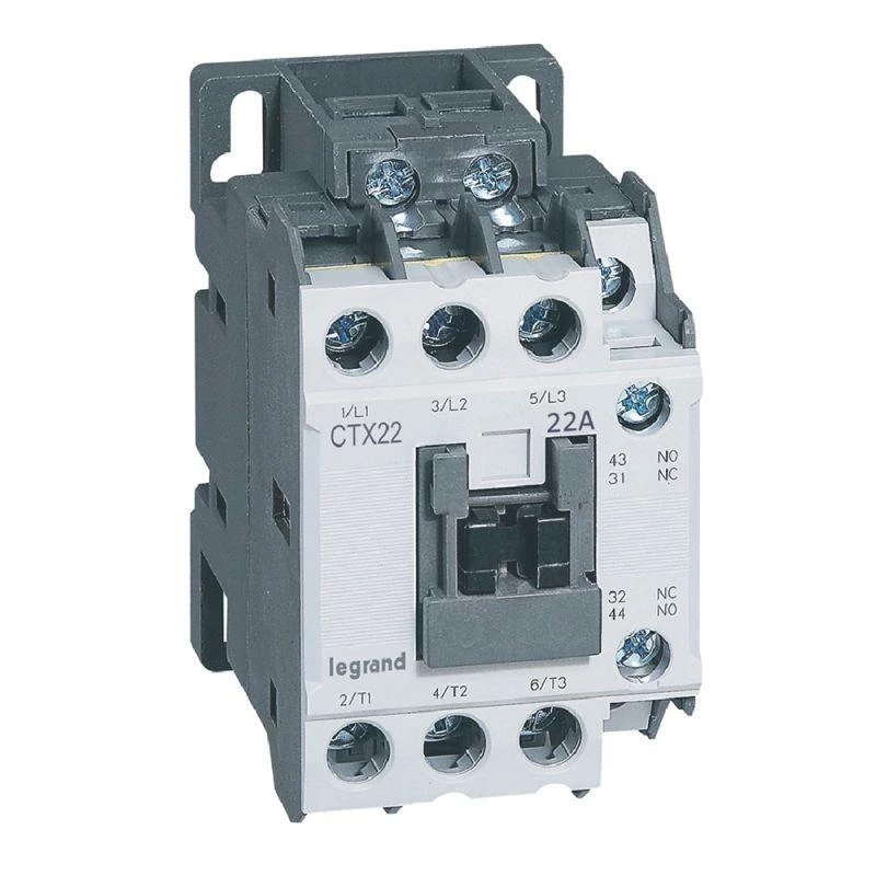 Legrand Контактор CTX3 3п 22А кат. 24В AC 1НО+1НЗ Leg 416110