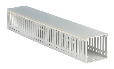 DKC Короб перфорированный без галогенов RLHF6 100х40 L2000 свет. сер.  01155RLHF