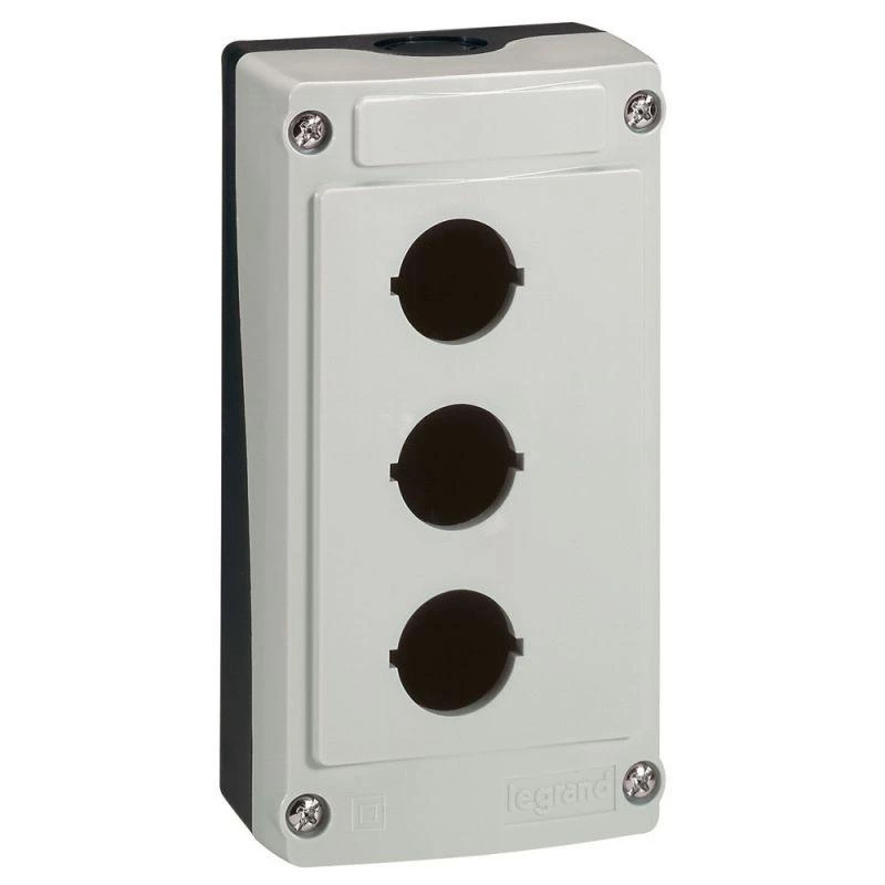 Legrand Пост кнопочный 3 отверст. сер. Osmoz Leg 024203