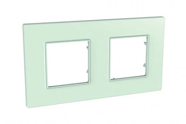 Schneider Electric Рамка 2-м Unica Quadro матов. стекло SchE MGU2.704.17