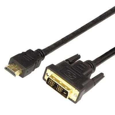 Rexant Шнур HDMI - DVI-D gold 10М с фильтрами  17-6308