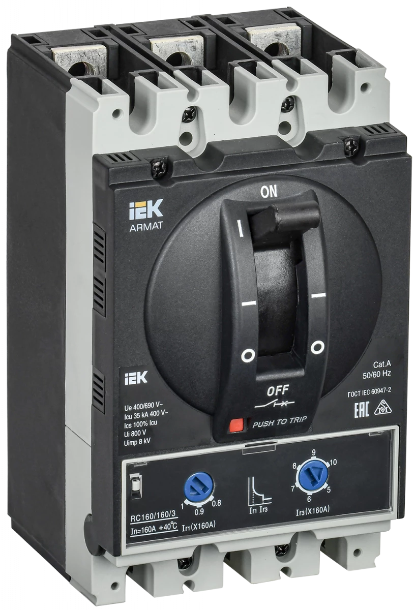 Фото IEK AR-MCCB-3D-035-0160A-ATUC