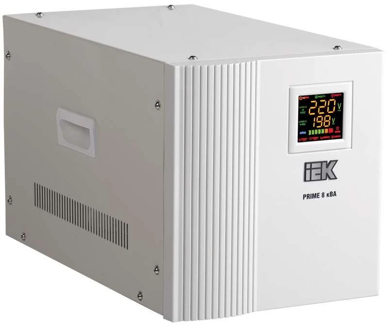 IEK Стабилизатор напряжения Prime 8кВА переносной ИЭК IVS31-1-08000